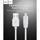 Дата кабель USB 2.0 AM to Micro 5P 2.0m 2.4A PVC X1 white HOCO (6957531042686)