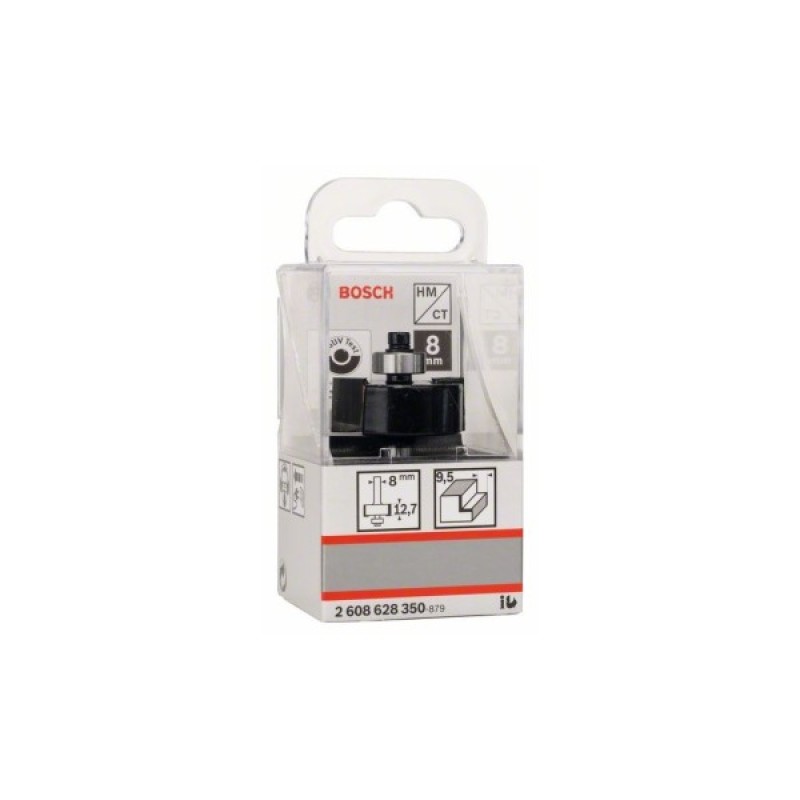 Фреза Bosch Professional для вибірки паза, Std, S8, D31.8, L12.5 (2.608.628.350)