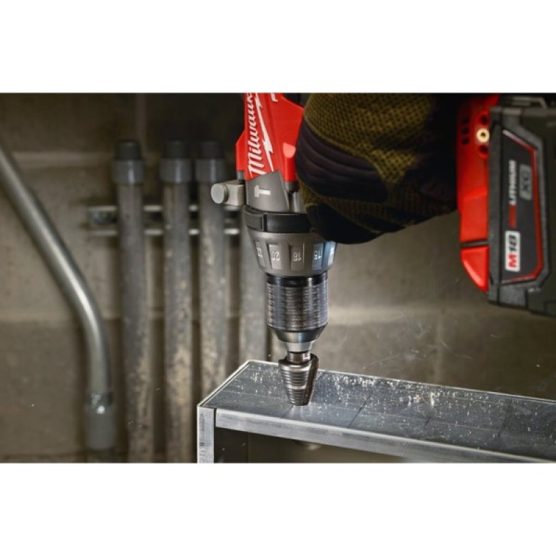 Свердло Milwaukee ступінчасте Step Drill, 4-12мм з кроком 1мм (48899301)