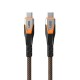 Дата кабель USB-C to USB-C 0.75m v3.2 240W Rugged double braided nylon black+orange UAG (9B4415114097)