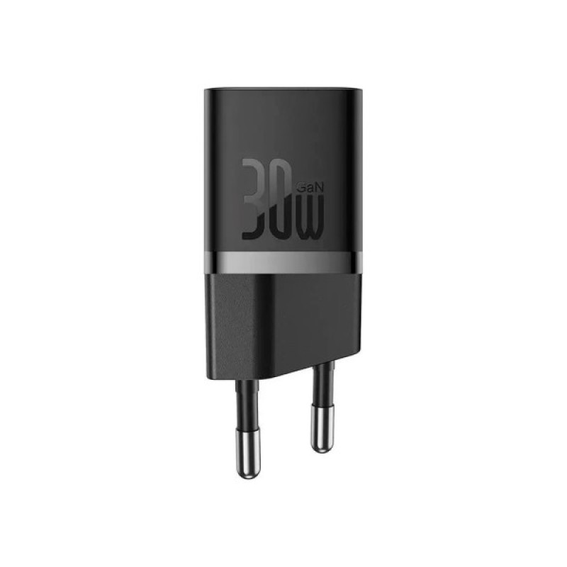 Зарядний пристрій Baseus GaN5 Fast Charger USB-C 30W black (CCGN070401)
