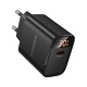 Зарядний пристрій BOROFONE BA97A Ilustre USB-C PD30W digital display Black (6941991120480)
