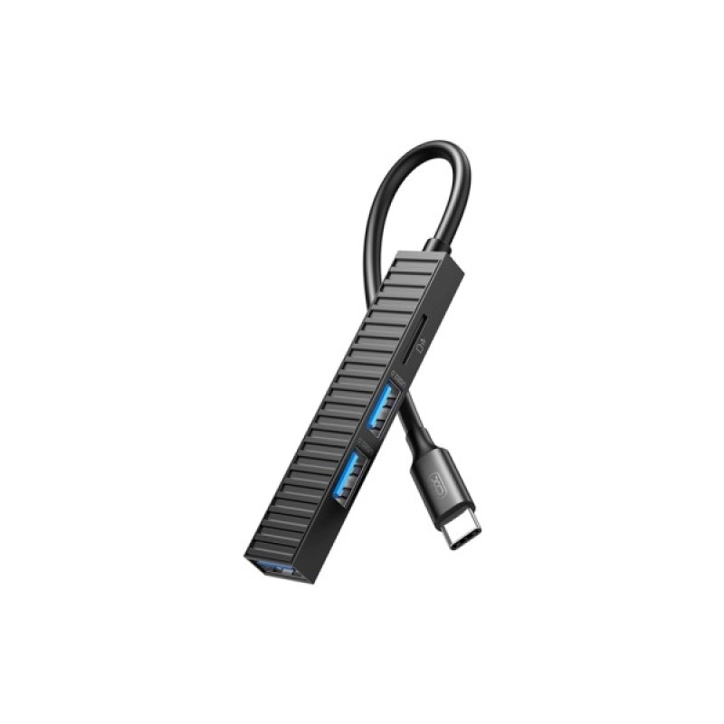 Концентратор XO USB-C 4-in-1 порти XO HUB014B.black (HUB014B.black)