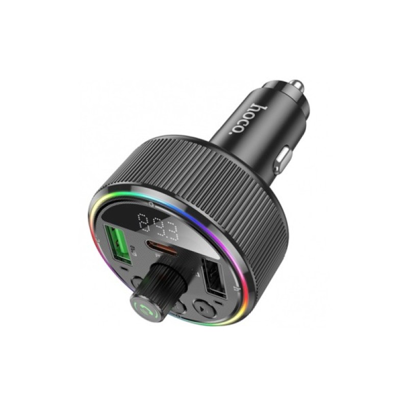 FM модулятор HOCO E82, Black, Box