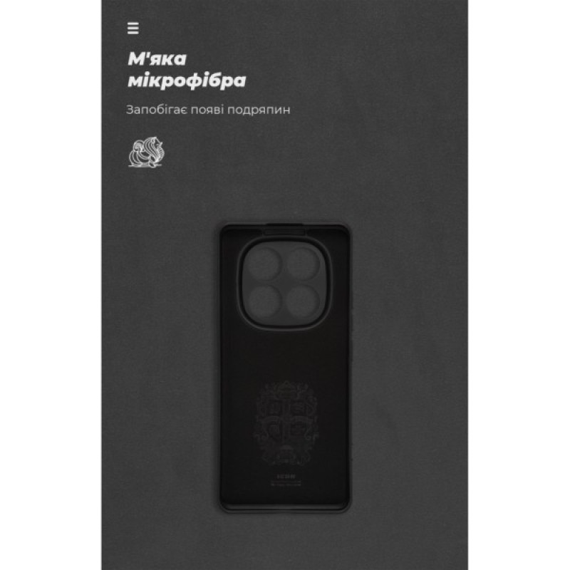 Чохол до мобільного телефона Armorstandart ICON Xiaomi Redmi Note 14 Pro 5G / Poco X7 Camera cover Black (ARM79827)