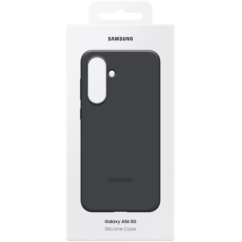 Чохол до мобільного телефона Samsung Galaxy A56 (A566) Silicone Case Black (EF-PA566CBEGWW)