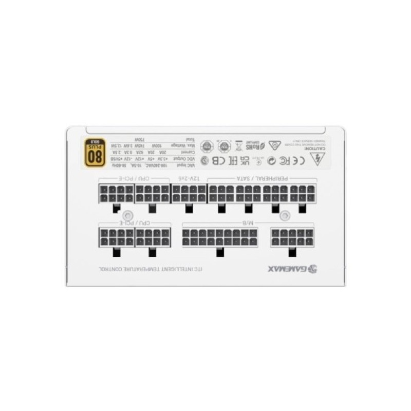 Блок живлення Gamemax 750W (GX-750 PRO WH(ATX3.1PCIe5.1))