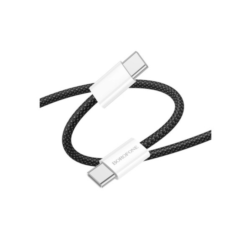 Дата кабель USB-C to USB-C 1.0m 60W Original BX103 black BOROFONE (6941991109485)