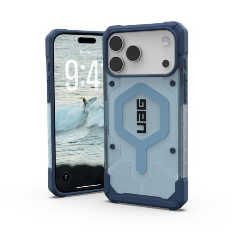 Чохол до мобільного телефона UAG iPhone 17 Pro Max Pathfinder Clear MagSafe Bundle Blues Lanyard (1145521BV03)