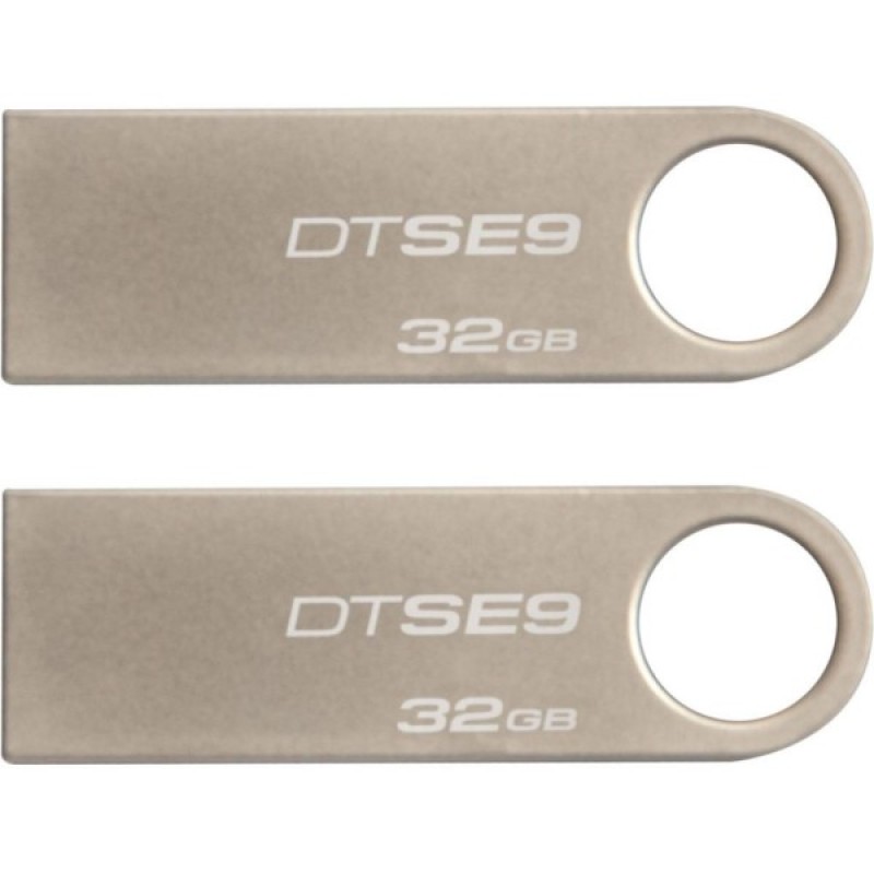 USB флеш накопичувач Kingston 2x32GB DataTraveler SE9 USB 2.0 (DTSE9H/32GB-2P)