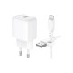 Зарядний пристрій BOROFONE BAS42A Potential USB QC3.0 + cable USB to Micro 5P White (6941991113796)