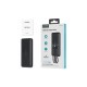 Батарея універсальна Choetech 10000mAh 22,5W, MicroUSB, USB-A, USB-C, build-in USB-C/Lightning cable (B654-BK)