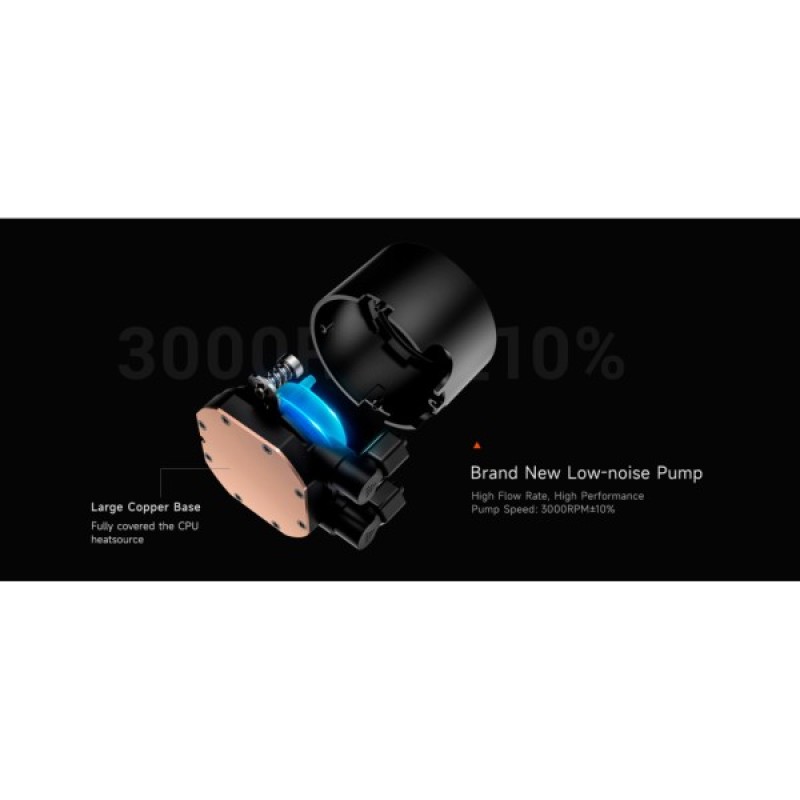 Система рідинного охолодження PcCooler DA360 ARGB BK