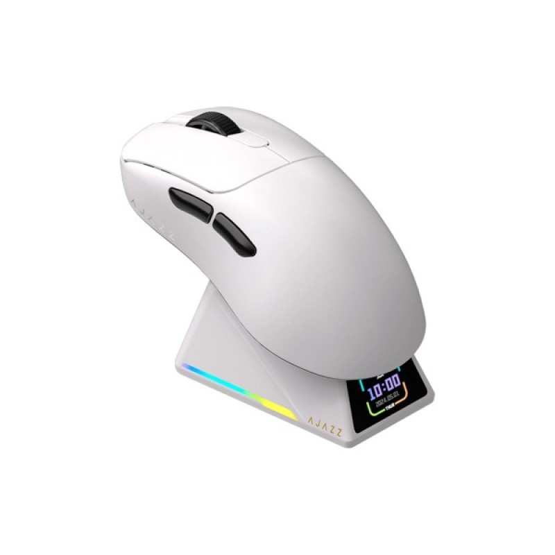 Мишка Ajazz AJ179 APEX Wireless/Bluetooth/USB Charging Dock White (AJM179-A-W)