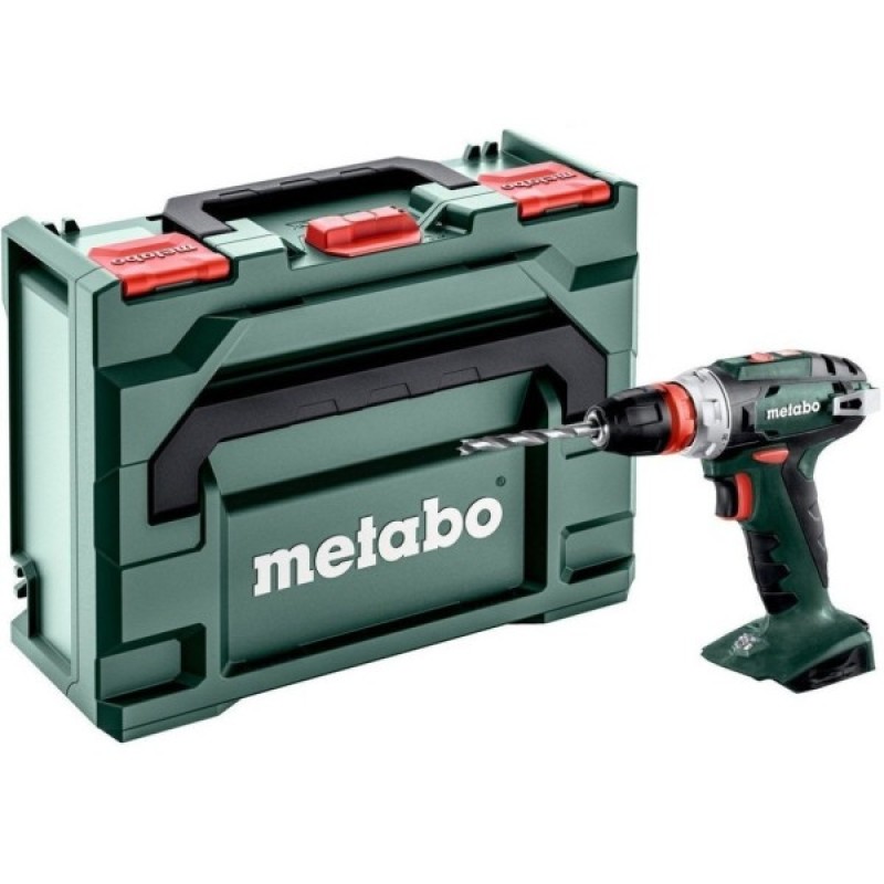 Шуруповерт Metabo BS 18 QUICK 18В, 24-48Нм, 0-450·0-1600об/хв, 1.3кг (без АКБ та ЗП) (602217840)