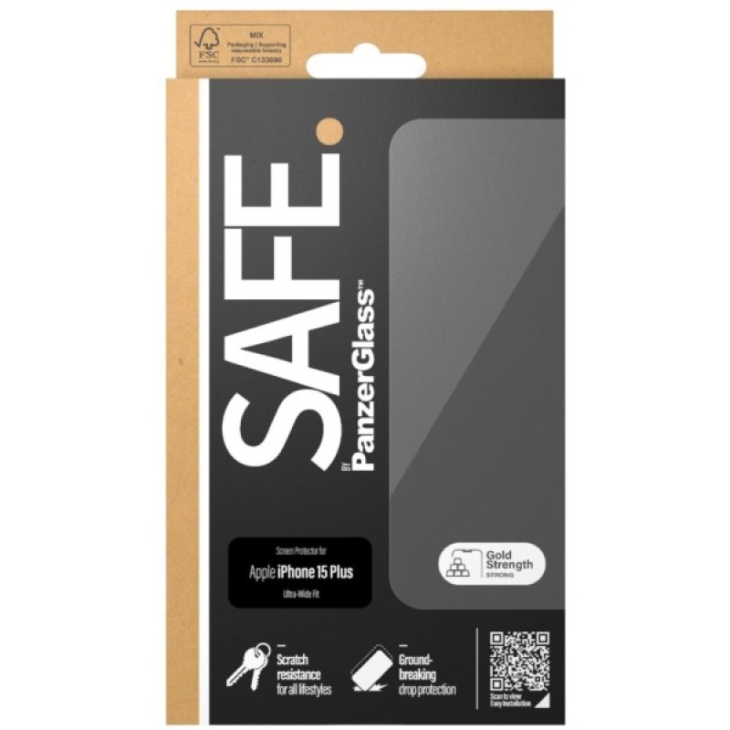 Скло захисне PANZERGLASS iPhone 15 Plus (PG_SAFE95536)