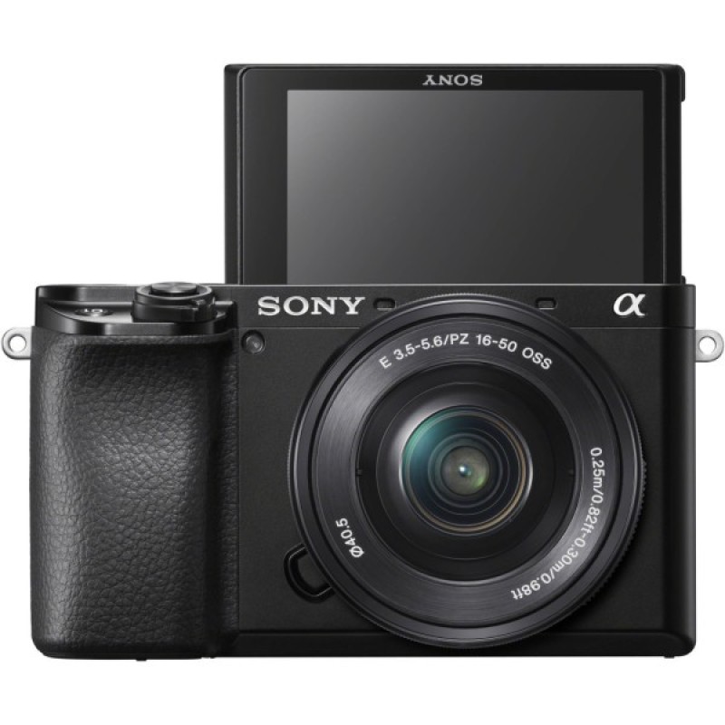 Цифровий фотоапарат Sony Alpha 6100 kit 16-50mm Black (ILCE6100LB.CEC)