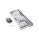 Комплект Maxxter KMS-WCM-03G-UA Wireless Gray/White (KMS-WCM-03G-UA)