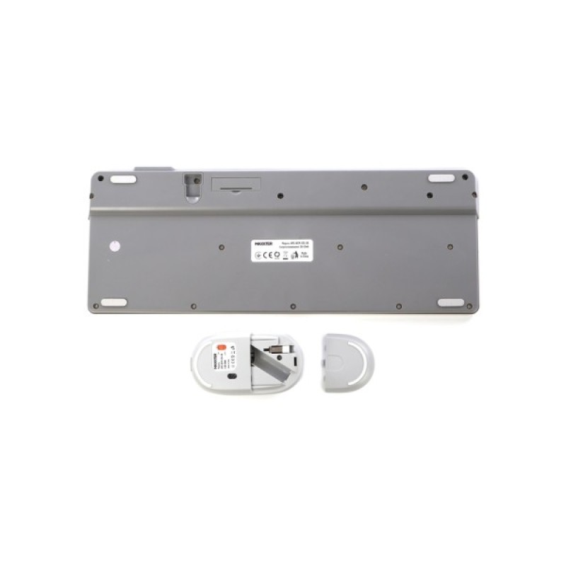 Комплект Maxxter KMS-WCM-03G-UA Wireless Gray/White (KMS-WCM-03G-UA)