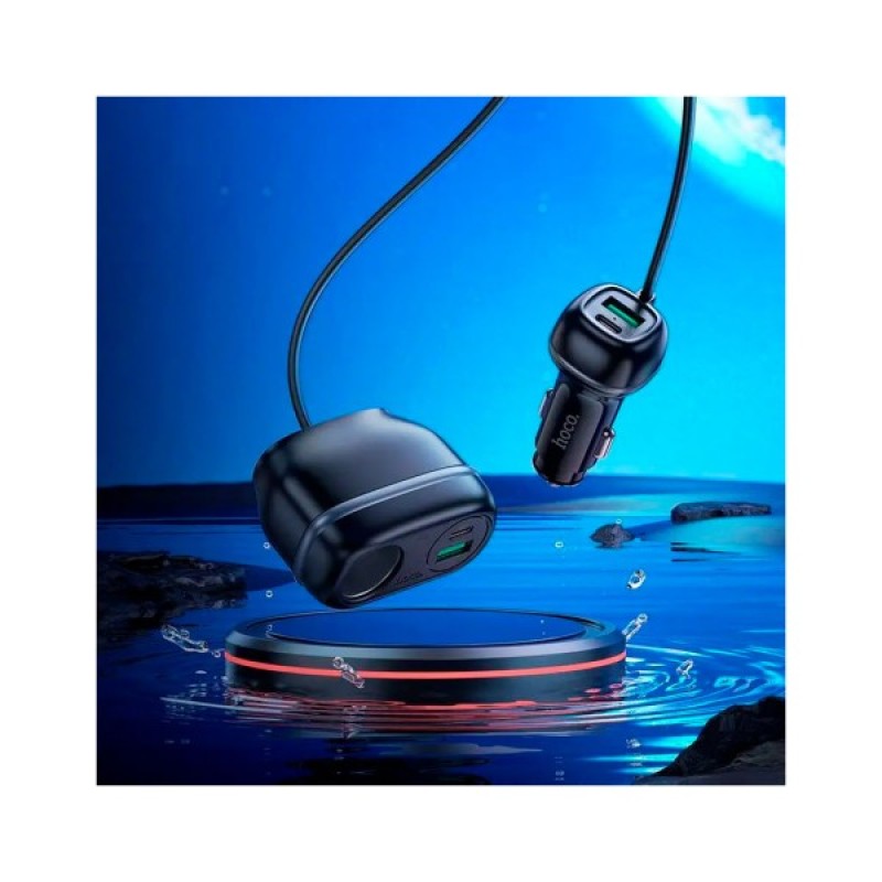 Зарядний пристрій HOCO HOCO Z59A Rank 96W 2xUSB + 2xUSB Black (6942007641517)