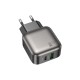 Зарядний пристрій BOROFONE BAS55A Absolute 1xUSB-C PD30W + 1xUSB QC3.0 Black (6941991116230)