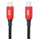 Дата кабель USB-C to USB-C 1.0m 100W black 2E (2E-CC100-WH)