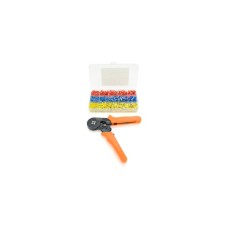 Затиск для клем CINLINELE HCS8 6-4, orange + набір кабельних наконечників (HCS8 6-4+VE1020)