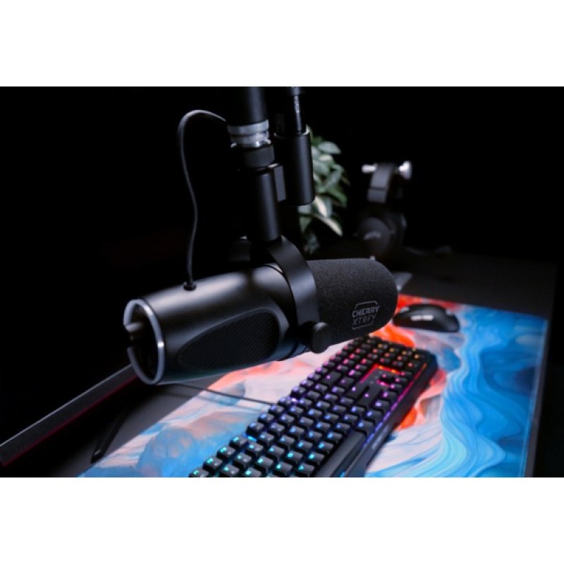 Мікрофон Cherry Xtrfy NGALE X Cardioid USB-A RGB Black (CX-NGALE-X-RGB-BLACK)