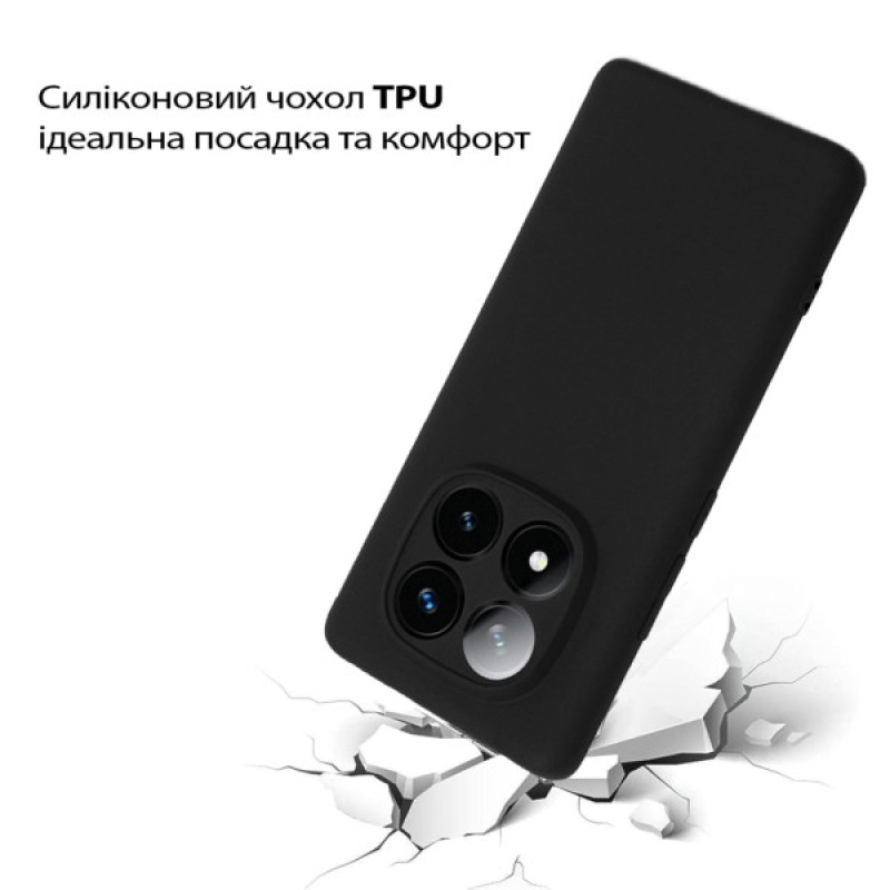 Чохол до мобільного телефона BeCover Poco X7 Black (713777)
