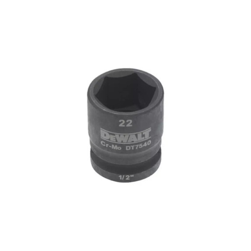 Головка торцева DeWALT ударна IMPACT 1/2" х 22 мм, шестигранна (DT7540)