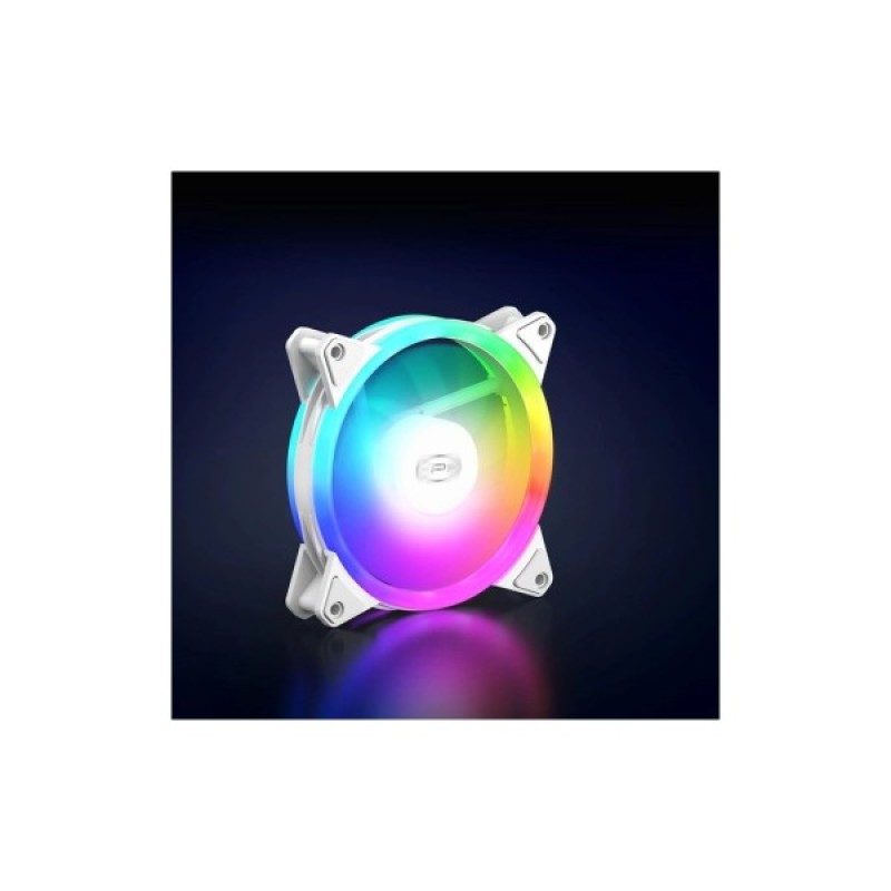 Кулер до корпусу PcCooler F3 T120 ARGB WH