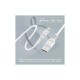 Дата кабель USB 2.0 AM to Lightning 1.2m 2.4A MFi PowerLine-Ai120 white Promate (powerline-ai120.white)