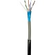 Кабель мережевий GEAR FTP 100м, cat.5e, CCA(25), 4*2*0,51, PVC+PE, outdoor (GEC-FTPCCA25OUT051100)