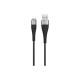 Дата кабель USB 2.0 AM to Lightning 1.0m 2.4A nylon BX32 black BOROFONE (6931474710413)