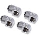 Фітинг для СРО Alphacool Eiszapfen L-connector rotatable - 4pcs Set - Chrome (17616)