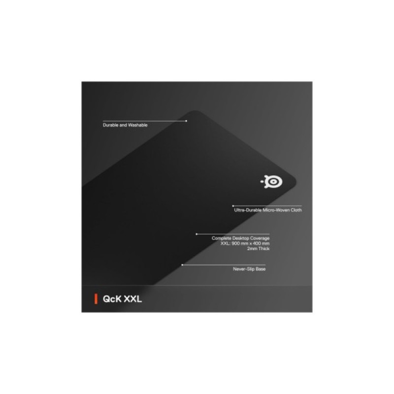 Килимок для мишки SteelSeries Qck XXL Black (63429)