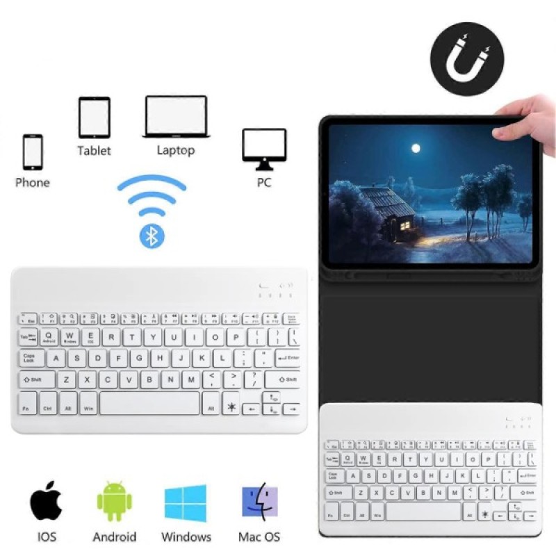 Чохол до планшета BeCover with keyboard Apple iPad Pro 13" M4 2024 Gray (713004)