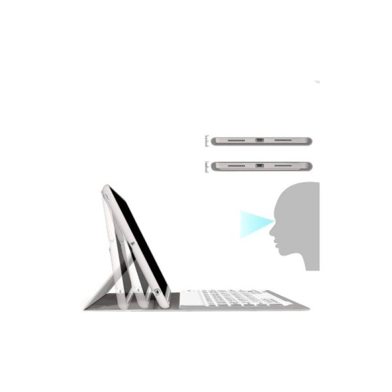 Чохол до планшета BeCover with keyboard Apple iPad Pro 13" M4 2024 Gray (713004)