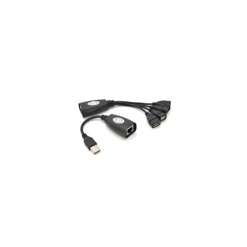 Адаптер Voltronic USB extender 50 m RJ-45 to 4xUSB AF (YT-EC USB-RJ-45/M+4RJ-45)