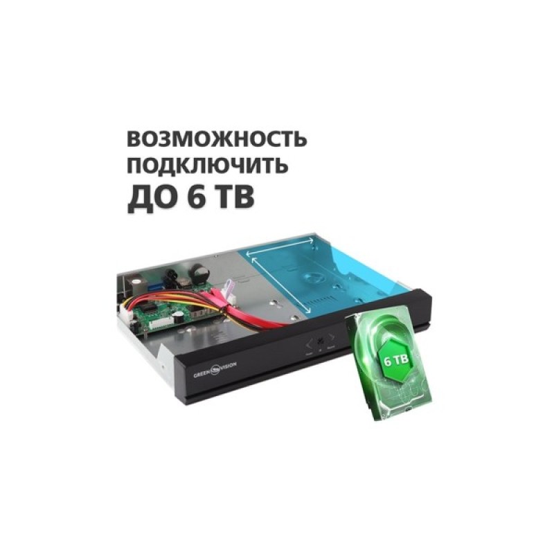 Реєстратор для відеоспостереження Greenvision GV-N-S002/32