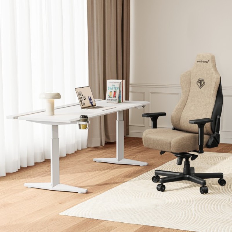 Крісло ігрове Anda Seat Kaiser 3E Fabric XL Dark Beige (AD23YC-XL-09-H-CF-H01)