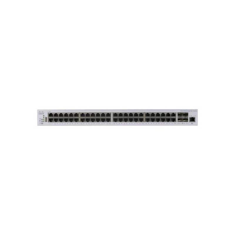 Комутатор мережевий Cisco CBS250-48P-4G-EU