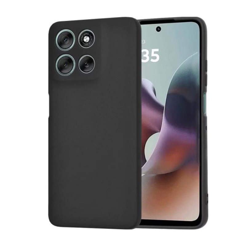 Чохол до мобільного телефона BeCover Silicone Motorola Moto G56 Black (713766)