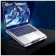 Підставка до ноутбука IceCoorel 10-15.6", 1*180mm 580 RPM, 2*USB, 350x225x26mm, Silver (A18)