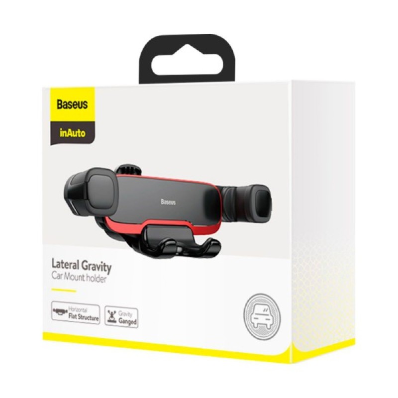 Універсальний автотримач Baseus Mr Hui Gravity Car Mount Black (SUYL-HU01)