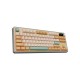 Клавіатура Ajazz AK870 Jasmine Switch Yellow RGB USB/Wireless/Bluetooth UA Brown (AK870-JS-YWG)