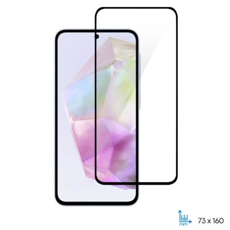 Скло захисне 2E Samsung Galaxy A55 5G (A556) 2.5D FCFG black (2E-G-A55-SMFCFG-BB)
