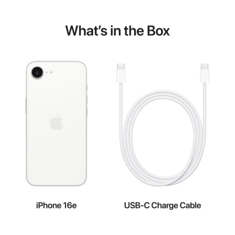 Мобільний телефон Apple iPhone 16e 512GB White (MD274)