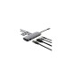 Концентратор Trust USB-C 8-in1 1xUSB-А 3.2/USB-A 2.0/2xUSB-С/HDMI/Ehernet/SD/microSD aluminium 0.15m grey (25672_TRUST)