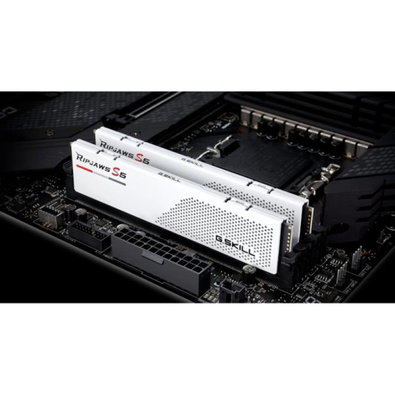 Модуль пам'яті для комп'ютера DDR5 32GB (2x16GB) 6000 MHz Ripjaws S5 G.Skill (F5-6000J3040F16GX2-RS5W)
